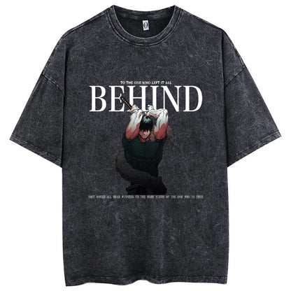 Fushiguro Toji Printed Tee Anime Jujutsu Kaisen Clothing Men Women Summer Manga T-shirts Washed Cotton Tshirt Harajuku T Shirt