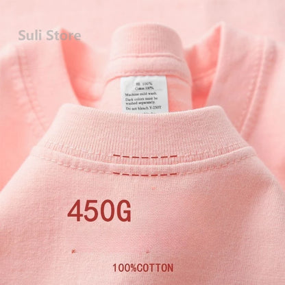 100% Cotton T Shirts Unisex 450G High Quality White T-shirts Tee Shirts Summer Blank Tshirt For Men Camisetas Para Hombre