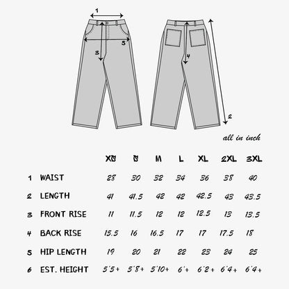 Berserk jeans fashionable Y2K baggy men pants American style distressed washed streetwear Harajuku Gothic embroidery floor pants