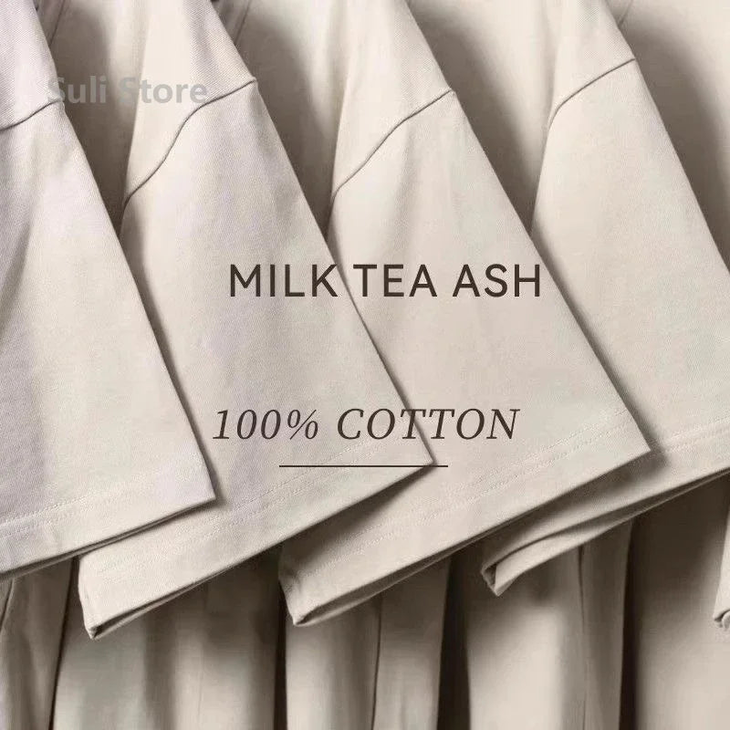 100% Cotton T Shirts Unisex 450G High Quality White T-shirts Tee Shirts Summer Blank Tshirt For Men Camisetas Para Hombre