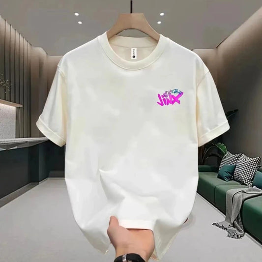 High Street Plus Size Print Letter T Shirts Men's New Summer Trend Short Sleeve O-neck Fashion Tops Casual Vintage Men Clothing